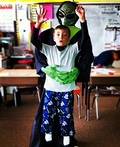 Alien Abduction Homemade Costume - 2012 Halloween Costume Contest Alien Abduction Costume