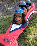 American Bobsled Hotdog Team Costume