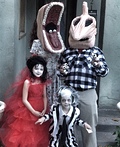 Beetlejuice Family Halloween Costumes - 2012 Halloween Costume Contest Beetlejuice Family Costume