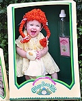 Homemade Cabbage Patch Doll Costume - 2010 Halloween Costume Contest Cabbage Patch Doll Costume