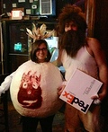 Cast Away Homemade Costume - 2013 Halloween Costume Contest Cast Away Costume
