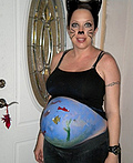 Cat with Baby Fish Costume - 2009 Halloween Costume Contest Cat with Fish Bowl Costume