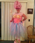 Cotton Candy Girl Costume - 2012 Halloween Costume Contest Cotton Candy Girl Costume
