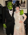 Homemade Frankenstein Costume - 2011 Halloween Costume Contest Frankenstein & His Bride Costume