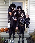 Kiss Band Costumes - 2010 Halloween Costume Contest Kiss Band Costume