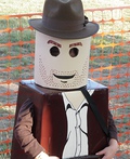 Lego Indiana Jones Costume - 2011 Halloween Costume Contest Lego Indiana Jones Costume