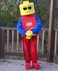 Lego Minifigure Costume - 2011 Halloween Costume Contest Lego Minifigure Costume
