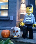Lego Bad Guy Costume - 2011 Halloween Costume Contest Lego Minifigure "Bad Guy" Costume