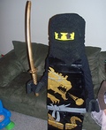 Homemade Lego Ninjago Costume - 2012 Halloween Costume Contest Lego Ninjago Cole DX Costume