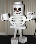 LEGO Skeleton Mini-Figure Costume - 2013 Halloween Costume Contest LEGO Skeleton Mini-Figure Costume