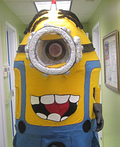 Light up Minion Homemade Costume - 2014 Halloween Costume Contest Light up Minion Costume