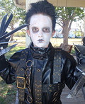 Homemade Edward Scissorhands Costume - 2011 Halloween Costume Contest Little Ed Scissorhands Costume