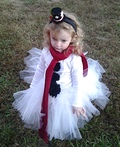 Little Miss Snow Girl Costume - 2013 Halloween Costume Contest Little Miss Snow Girl Costume