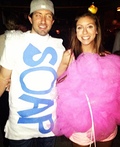 Loofah and Soap Costume - 2012 Halloween Costume Contest Loofah and Soap Costume