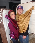 Peanut Butter and Jelly Sandwich Costume - 2011 Halloween Costume Contest Peanut Butter and Jelly Sandwich Costume