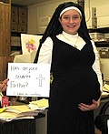 Pregnant Nun Costume