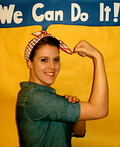 Rosie the Riveter Halloween Costume - 2012 Halloween Costume Contest Rosie the Riveter Costume