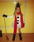 Snowman Beauty Homemade Costume - 2013 Halloween Costume Contest Snowman Beauty Costume