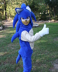 Sonic the Hedgehog Costume for Boys - 2012 Halloween Costume Contest Sonic the Hedgehog Costume