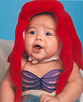 Mermaid Costume for Babies - 2011 Halloween Costume Contest The littlest Mermaid Costume