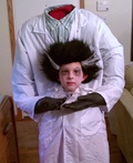Homemade Mad Scientist Costume - 2011 Halloween Costume Contest The Mad Scientist Who Lost His Head Costume