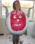 Wilson From Castaway Homemade Costume - 2011 Halloween Costume Contest Wilson From Cast Away Costume