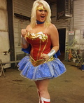 Wonder Woman Homemade Costume - 2012 Halloween Costume Contest Wonder Woman Costume