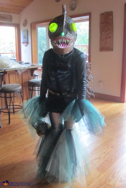 DIY Angler Fish Costume