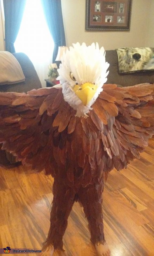 Homemade Bald Eagle Costume