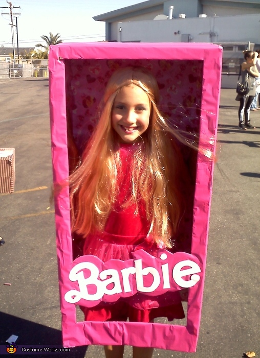 Barbie in a Box - DIY Halloween Costume