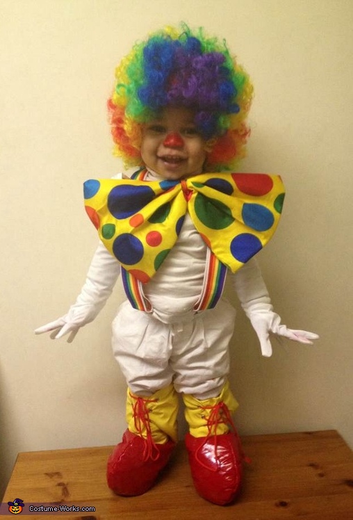 Image result for baby dressed as clown