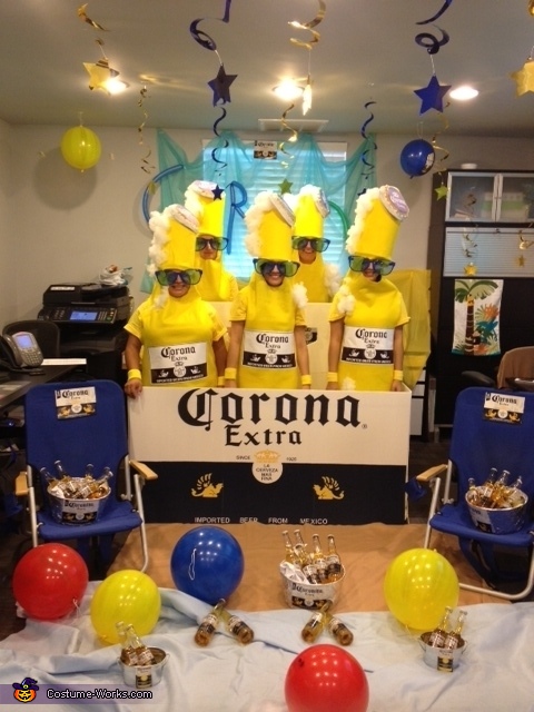 Corona 6 Pack Group Halloween Costume