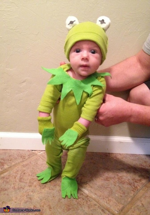 Kermit the Frog - Homemade costumes for babies