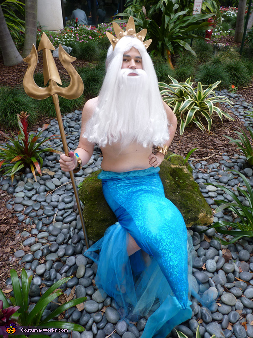 Homemade King Triton Costume