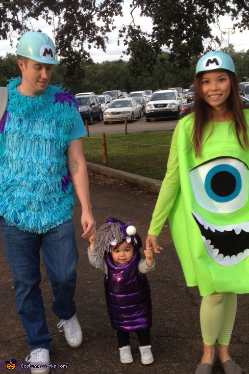 Costume costumes disney Family Monster's Inc Family, couples Monsters  diy Inc