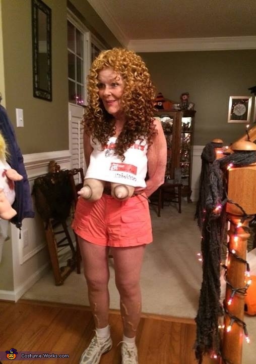 hooters costume halloween costumes homemade lady wearing contest going