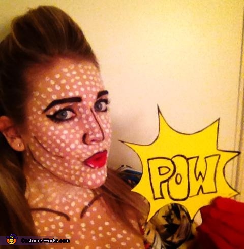 Popart Comic Book Character Costume - Photo 2/2