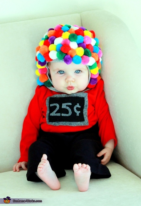 Cute baby costume ideas - Baby Gumball Machine Costume