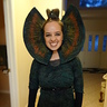 Photo #2 - Dilophosaurus and Dennis Nedry