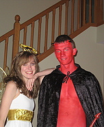 Angel and Devil Halloween costumes