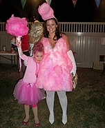 Homemade Cotton Candy Costume