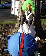 Homemade Oompa Loompa Costume