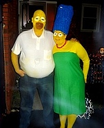 Homer and Marge Simpsons Costume