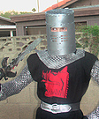 Homemade Black Knight Costume