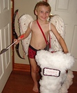 Homemade Cupid Costume for Boys