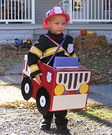 Fire Engine Costume for Boys