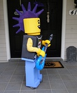 Homemade Lego Guitar Man Costume