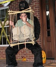 Homemade Man in a Cage Costume
