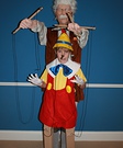 Homemade Pinocchio costume