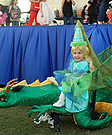 Princess on her Dragon Costume
